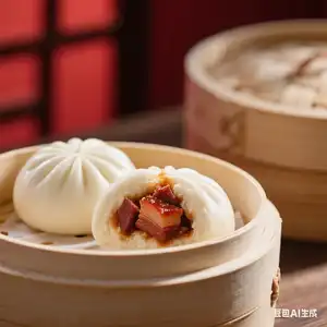 Parene bule sa svinjetinom char siu / 叉烧包