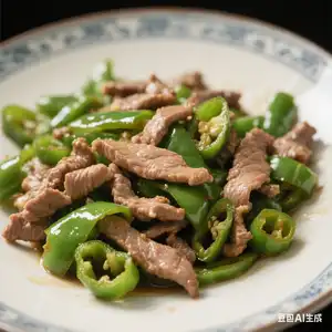 Govedina sa ljutim paprikama / 尖椒炒牛柳