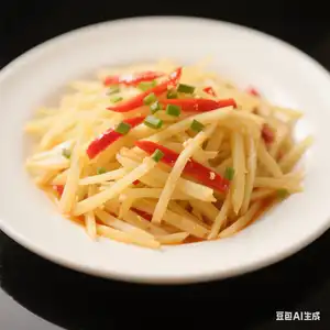 Kisele-ljute trakice krompira / 酸辣土豆丝